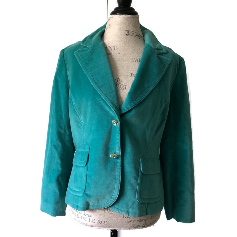 🐰 Methode Suede Velour Velvet Blazer Double